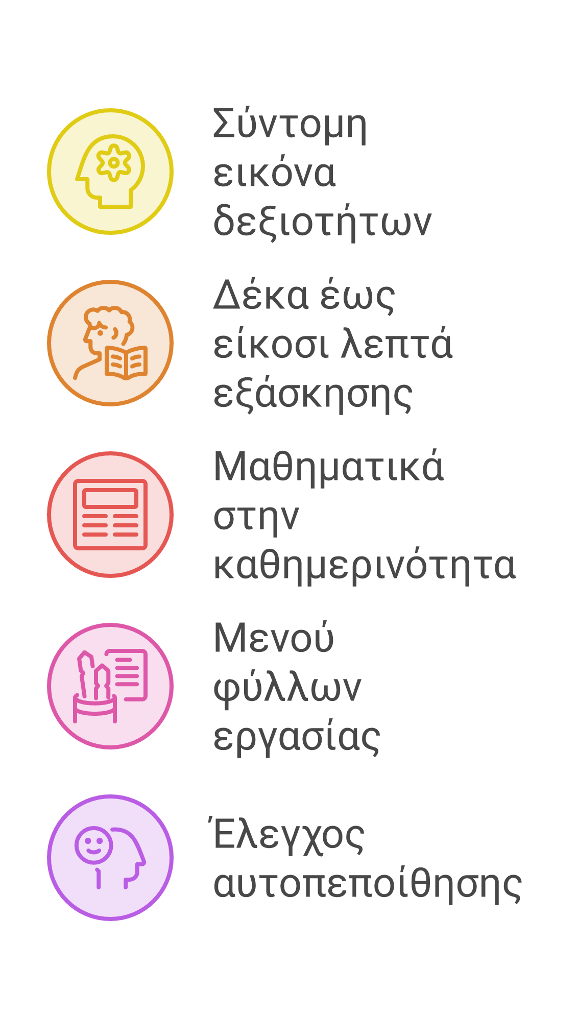 επανάληψη μαθηματικών πριν το σχολείο infographic